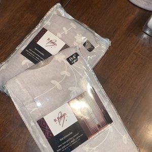 84” semi sheer curtain panels